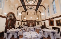 historic and modern event space, fine dining, nicely decorated