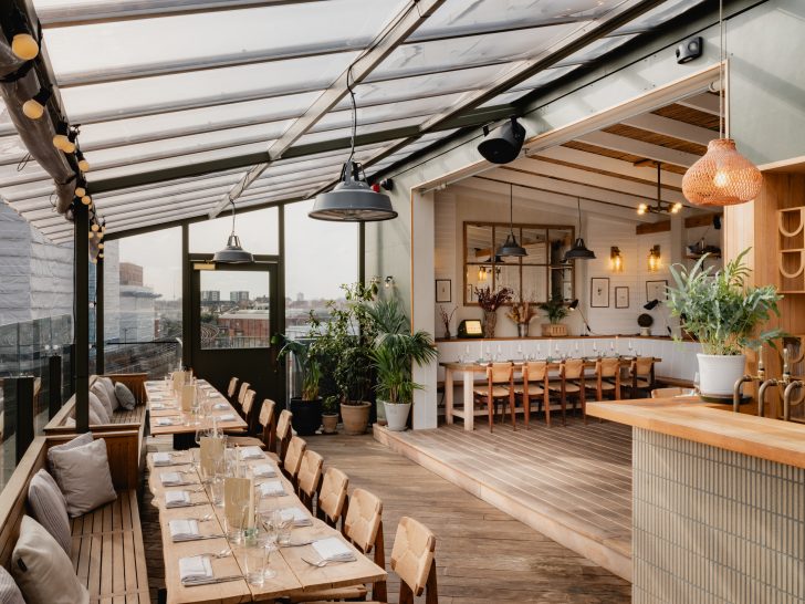 rooftop, trendy, summer party event space