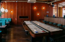 shuffle table, dining area, team building