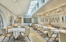 modern restaurant, dining area, event venue