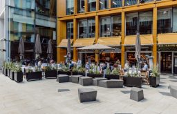 outdoor event space, outdoor seating area