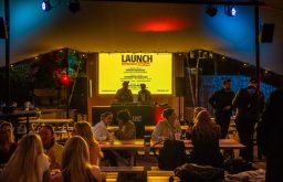 entertainment, outdoor event space, cosy seating area, launch event