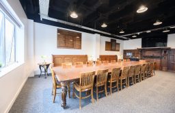 boardroom, meeting room, historic, wooden furnishing, plasma screen